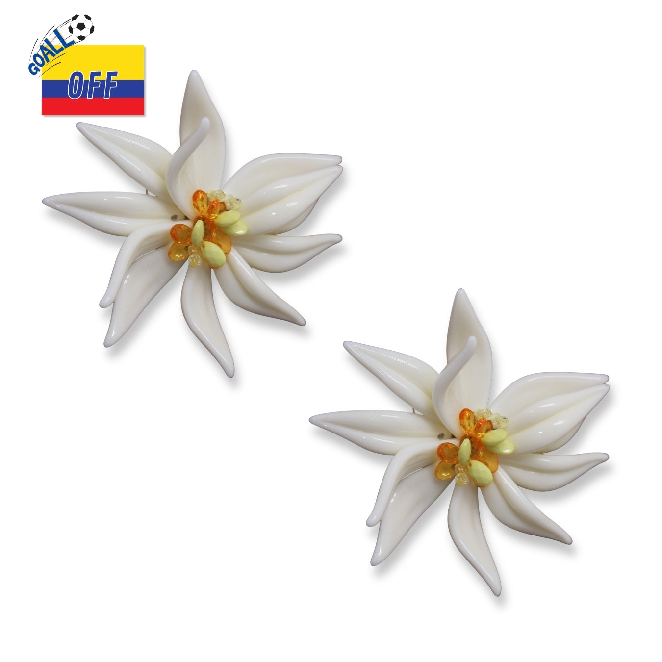 Aretes Lirio Alba