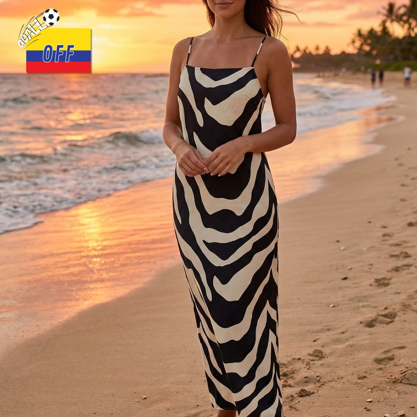 Vestido Santorini Cebra