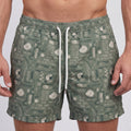 Pantaloneta Moss Green