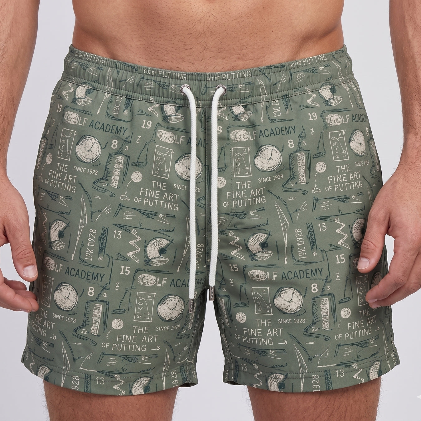 Pantaloneta Moss Green
