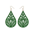 Aretes Gota Esmeralda