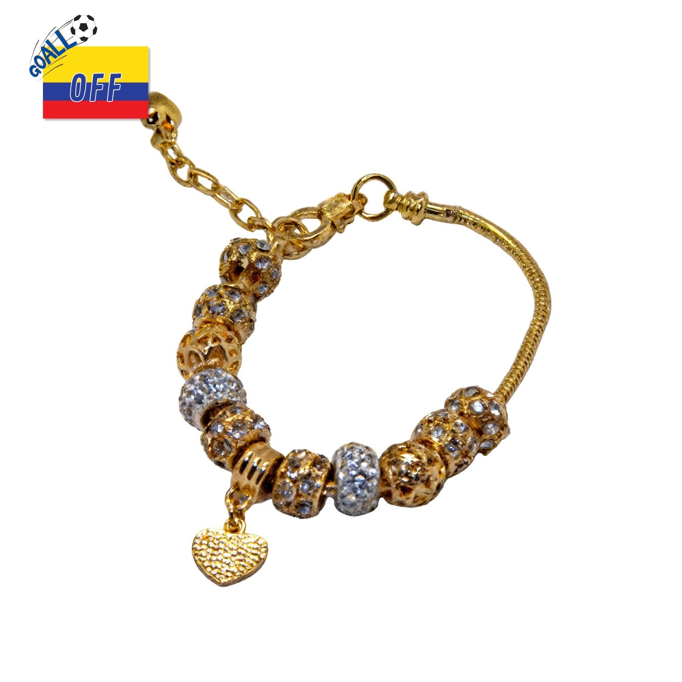 Pulsera Corazón de Sol