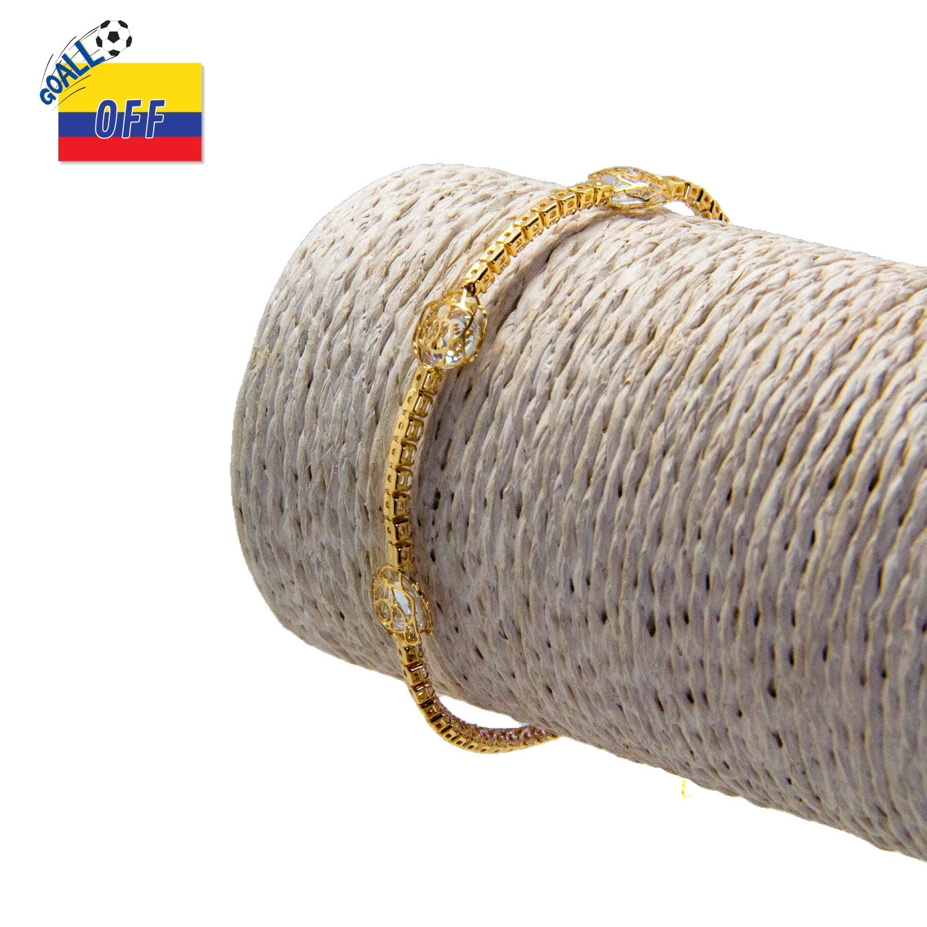 Pulsera Burbujas de Oro