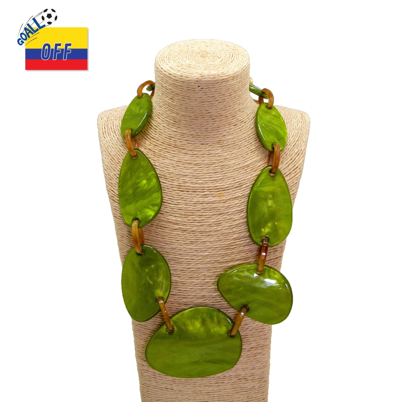 Collar Hoja Tropical