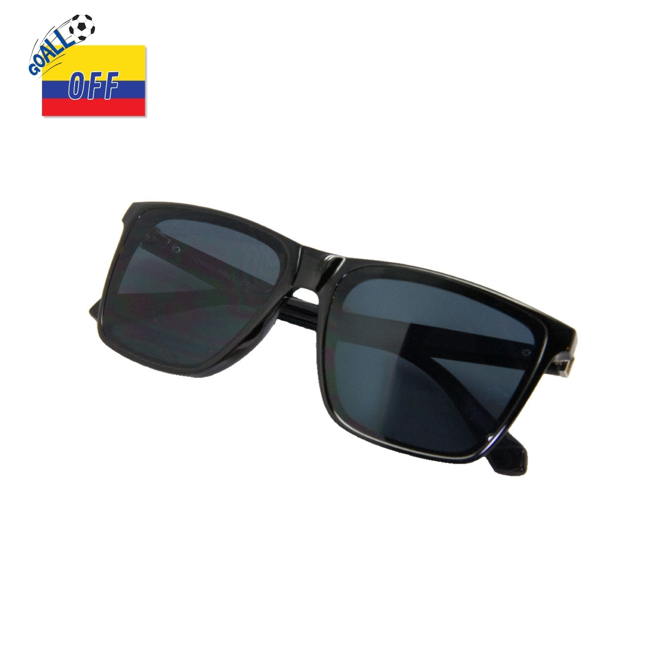 Lentes de Sol con Marco Negro Mate