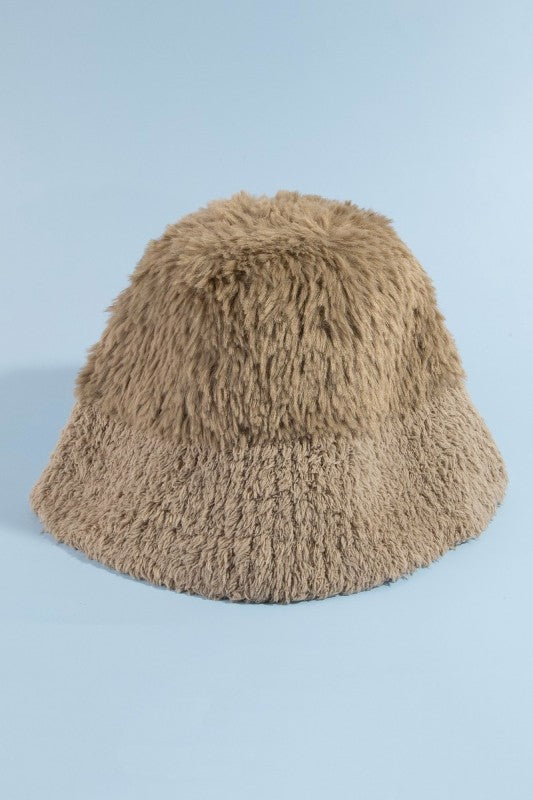 Sombrero Bucket Peluche Fluffy Kaky