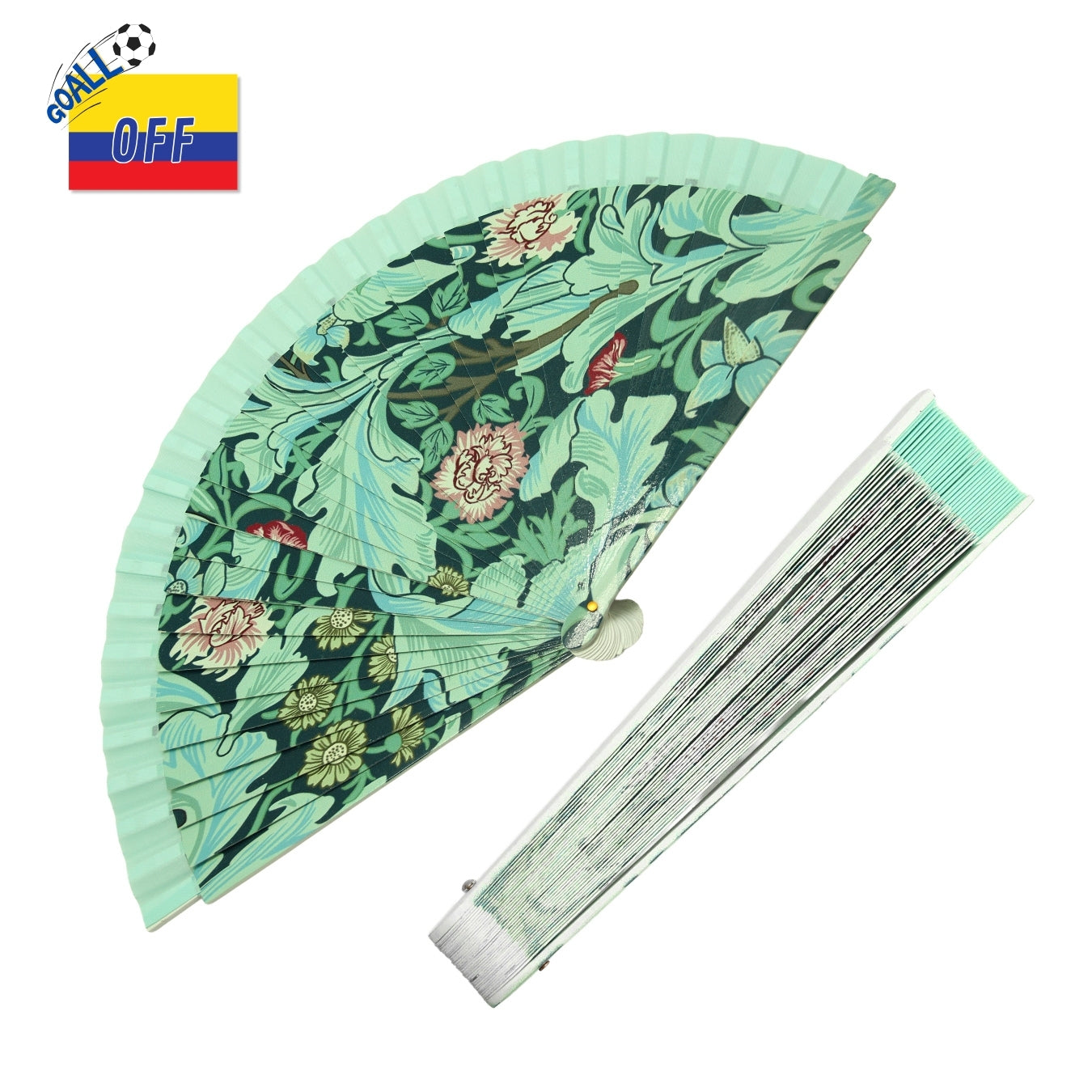 Abanico Vergel Turquesa