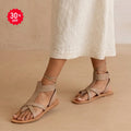 Sandalias Lace-Up Desert Sand