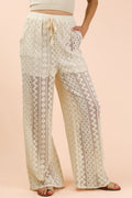 Pantalón Playero Estampado Geométrico