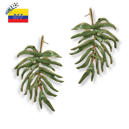 Aretes Palma Salvia
