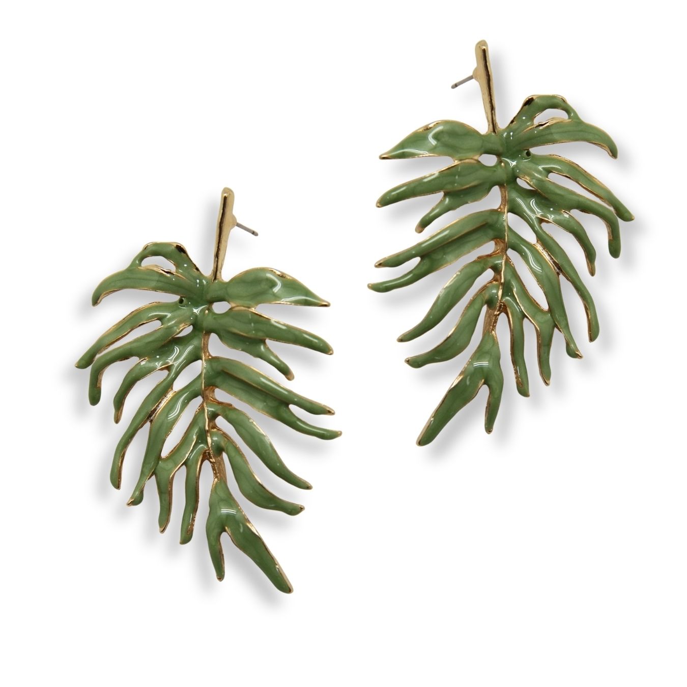 Aretes Palma Salvia