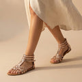 Sandalias Gladiadoras Aura Rose