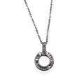Collar Halo Plateado