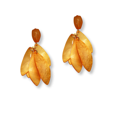 Aretes Cascada Ambarina