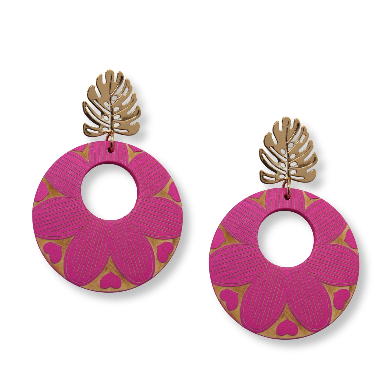 Aretes Monstera