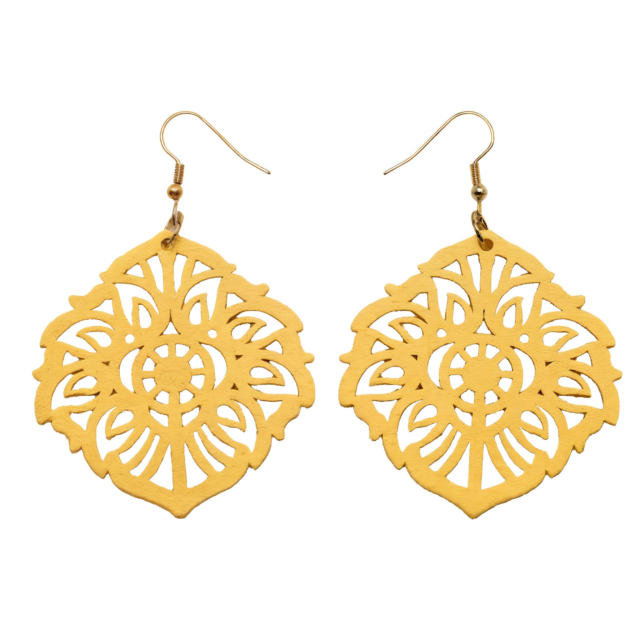 Aretes Mándala Girasol