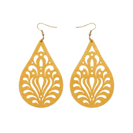 Aretes Gota Ámbar
