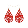 Aretes Gota Carmesi