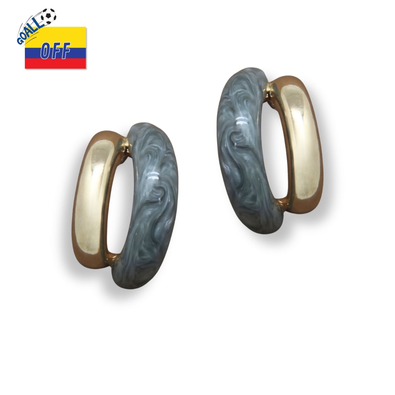 Argollas Dúo Pizarra