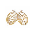 Aretes Espiral Dorada