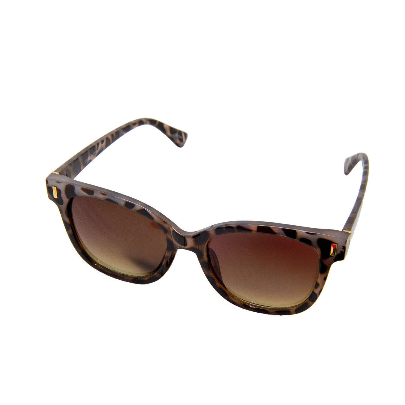 Lentes de Sol Estilo Cat-Eye con Estampado de Leopardo