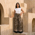Pantalón Hanna - Diseño Botanical Green