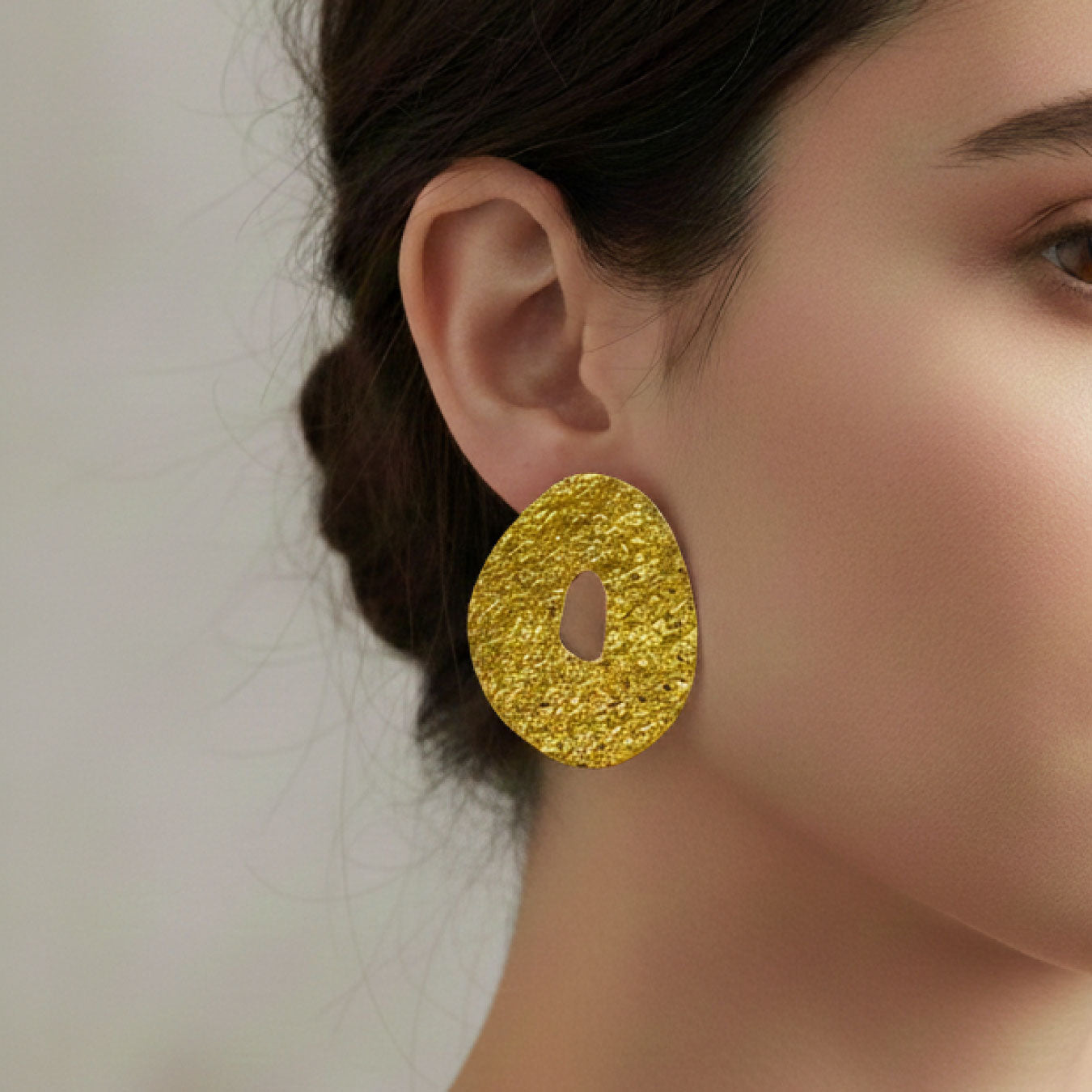 Aretes Roca de Oro