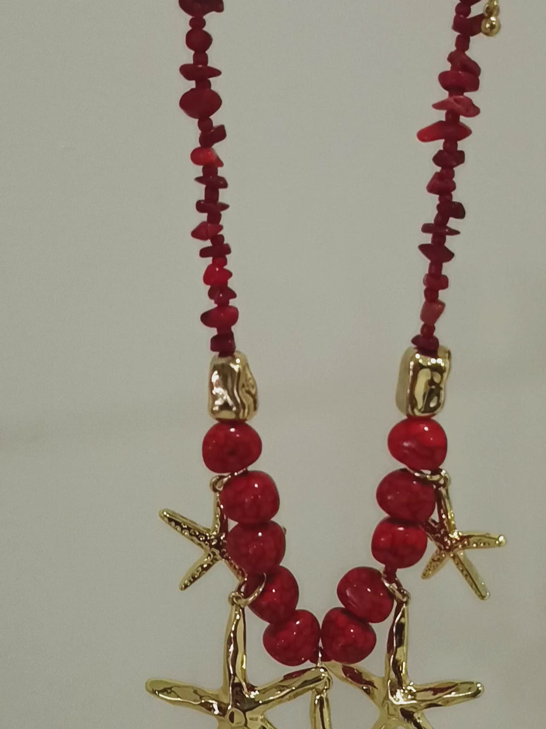 Collar Arrecife Carmesí