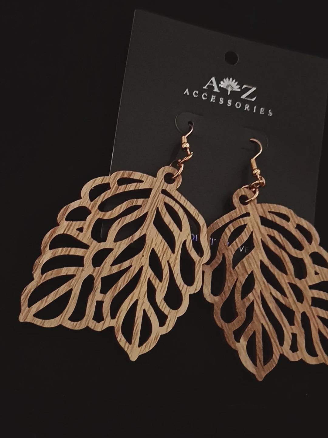 Aretes Fronda Calada