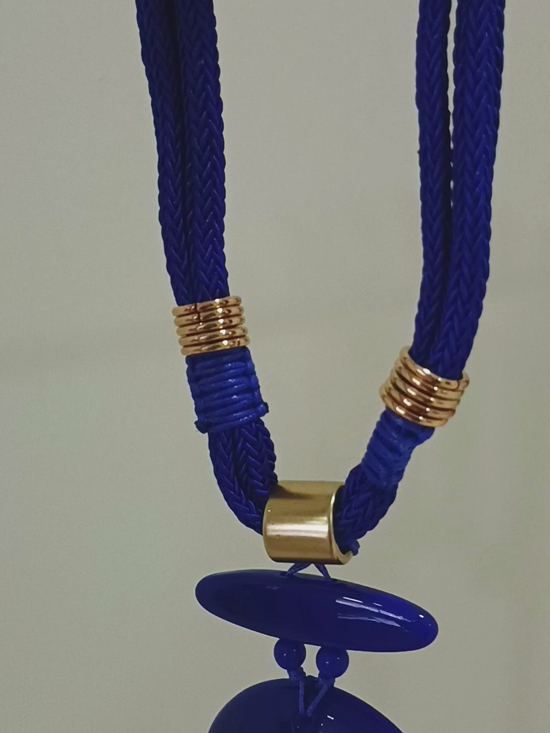 Collar Cobalto Áureo