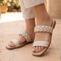 Sandalias Urban Braided Beige